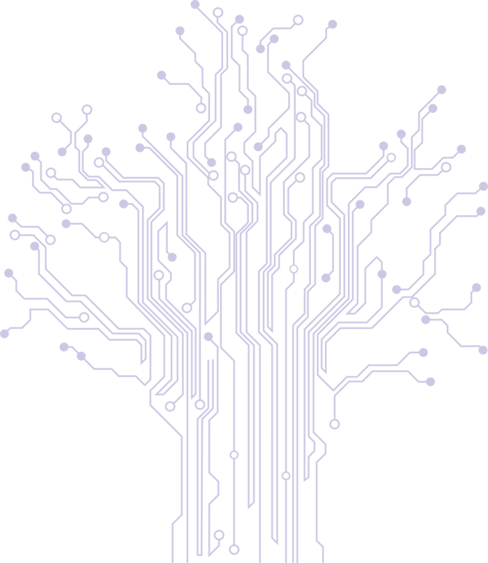 电路网紫色线条科技kv主视觉素材