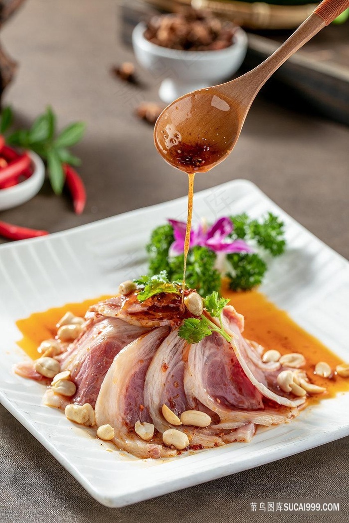 凉拌猪手美食图片 - 菜鸟图库