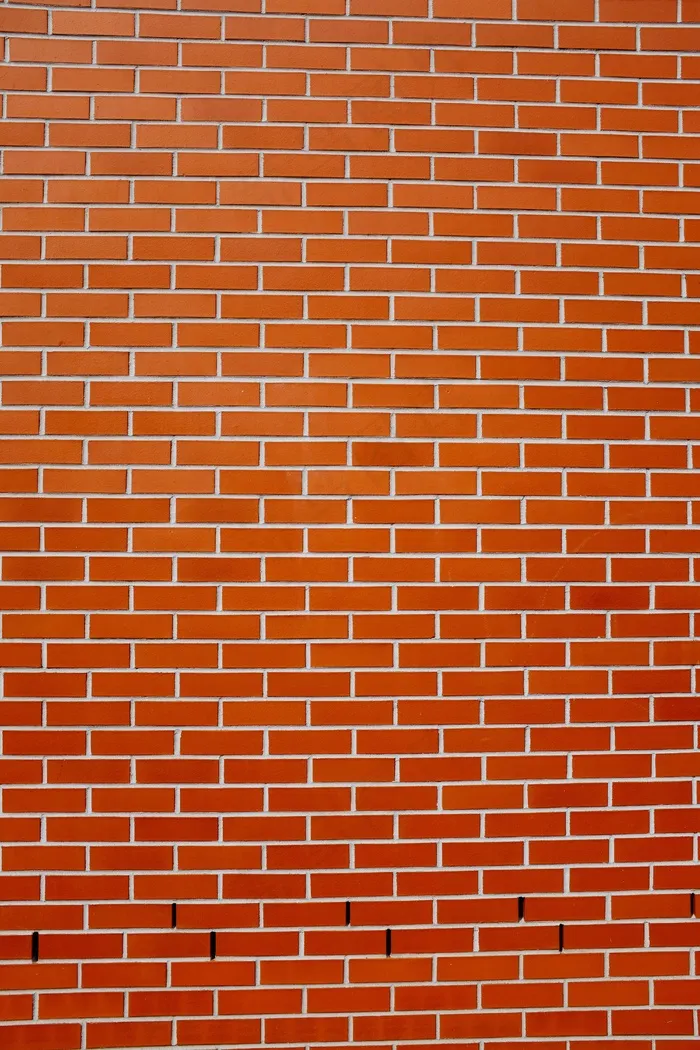 橘红色砖墙面图片