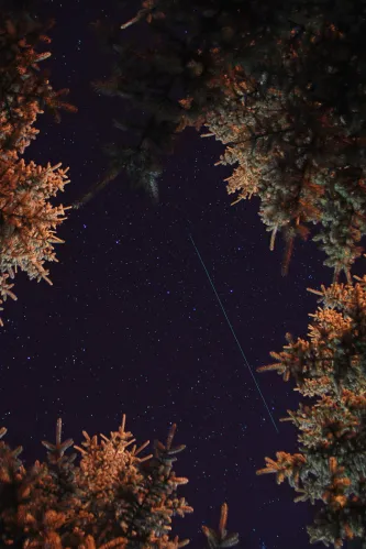 蓝色星空唯美手机壁纸免抠背景h5背景元素 菜鸟图库