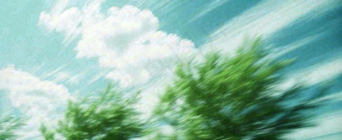 高山模糊绿树植物光影，大自然摄影图