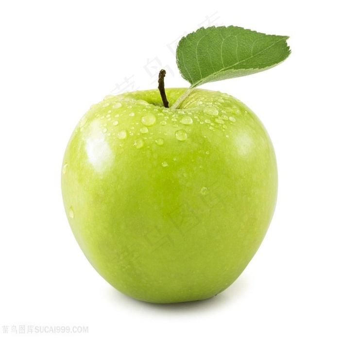新鲜的水果青苹果高清图 - 菜鸟图库