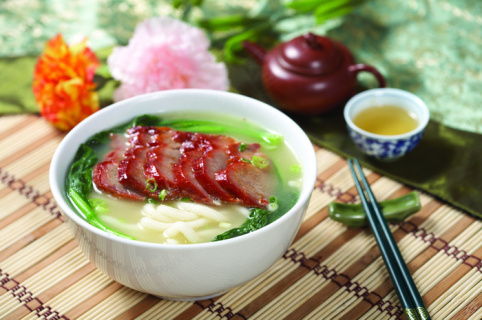 上汤叉烧乌冬面