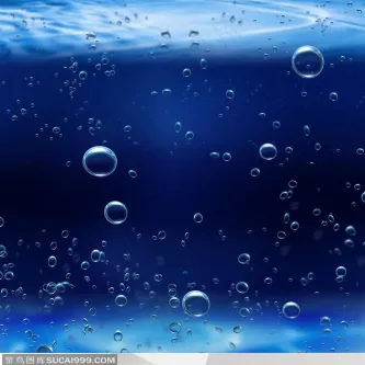 透明深海水泡水透明海底高清图片