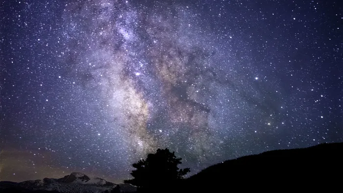 星空夜空繁星摄影自然风光星星