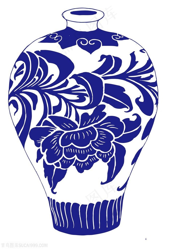 本素材作品名称为植物花纹国粹青花瓷中国风图片,素材编号是2795395