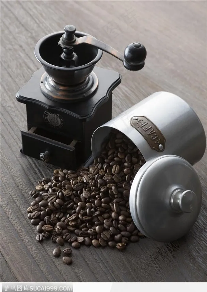 清凉饮品-研磨咖啡的机器