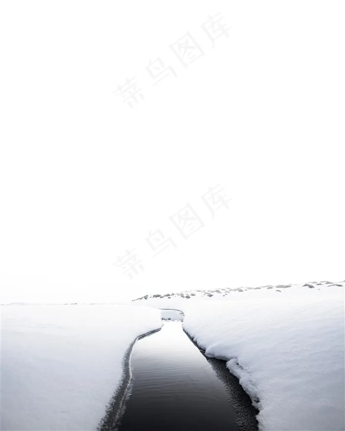 白雪皑皑的冬季摄影图片