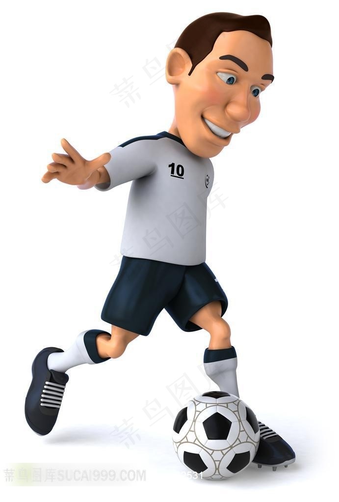 足球场上的健将 - 菜鸟图库