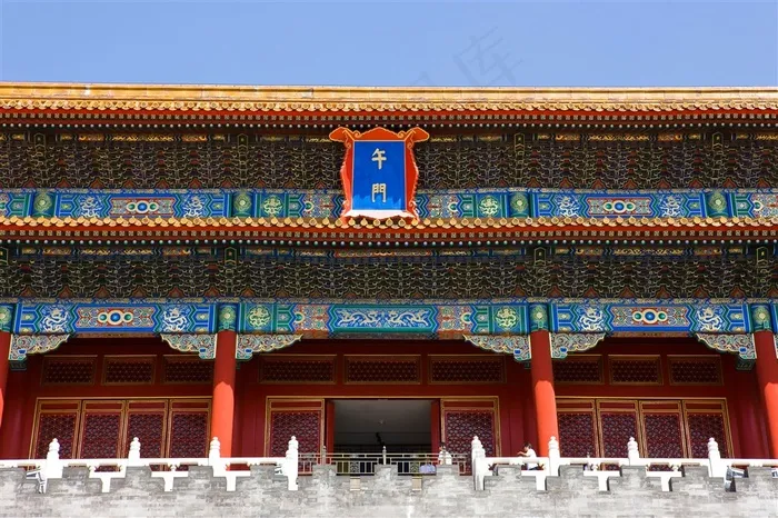 故宫午门传统建筑高清图片
