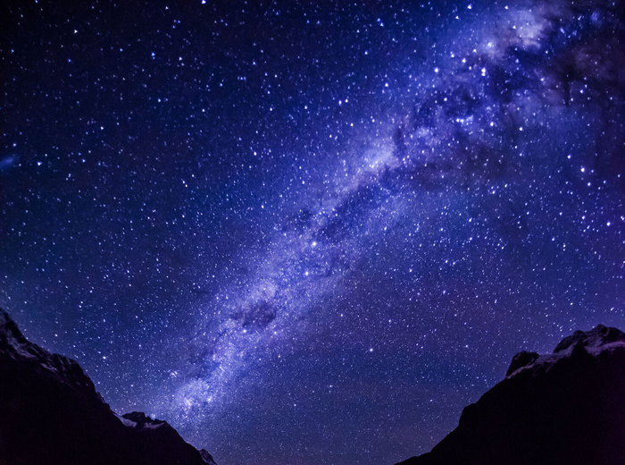 夜空星轨之三 菜鸟图库