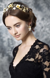 发簪头饰美女图片