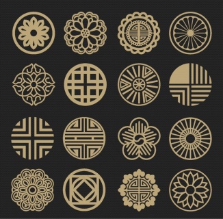 eps(cs3)传统古典花纹图片格式: cdr矢量传统吉祥图腾花纹图片格 