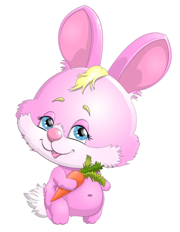 粉色小兔子卡通