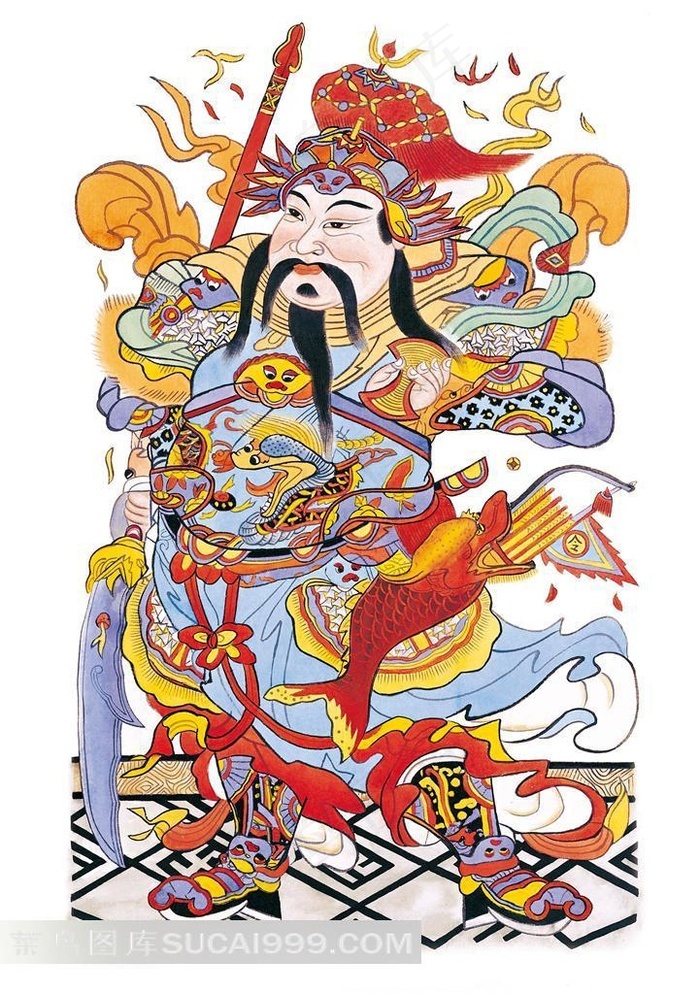 神兵天将中国传统文化门神