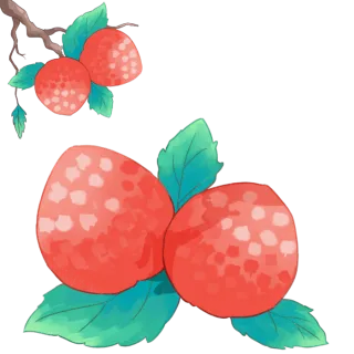 大暑节气夏季元素插画元素
