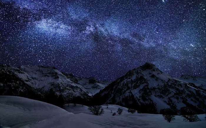 星空夜空繁星摄影自然风光星星