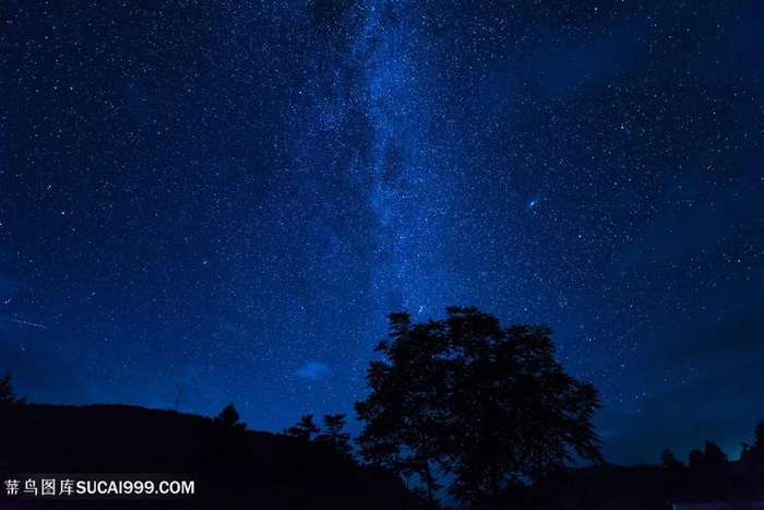 星空高清图片背景 菜鸟图库