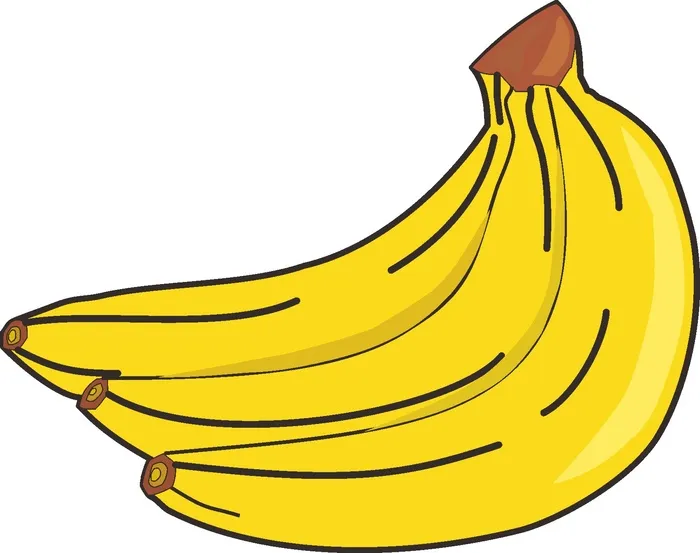 卡通动漫动画香蕉果海报名片免扣图片素材矢量图