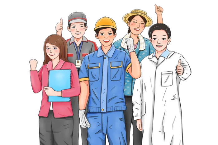 五一劳动节劳动工作者群像