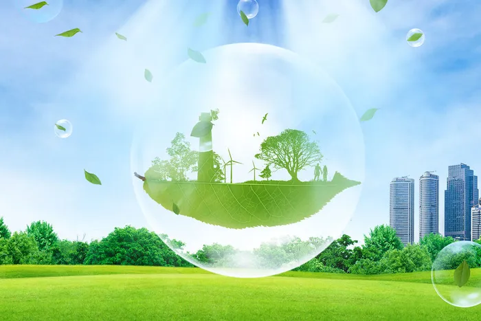 高清创意绿色环保背景图片公益海报展板宣传PSD分层平面设计素材