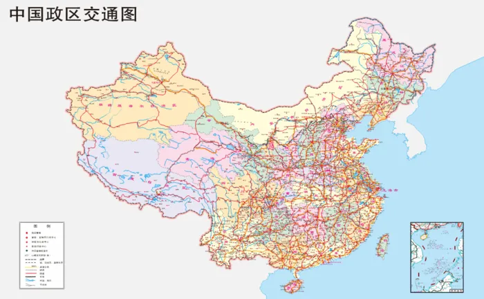 (CDR格式)中国地图矢量图印刷行政