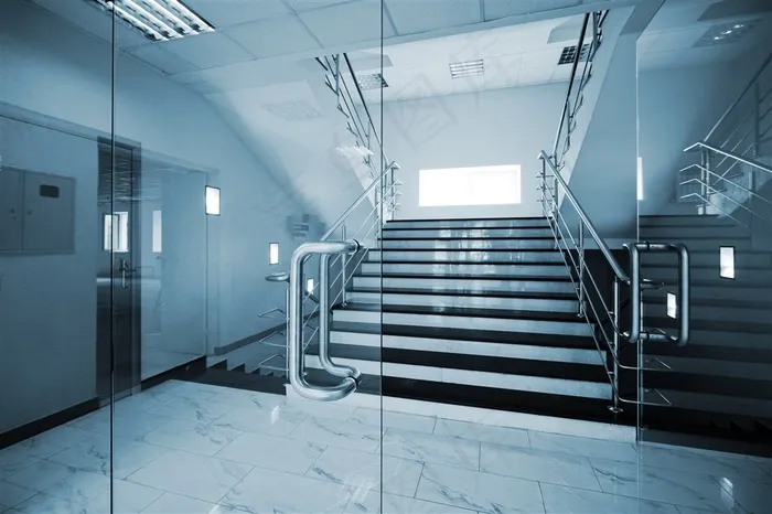 办公楼楼梯设计高清图片