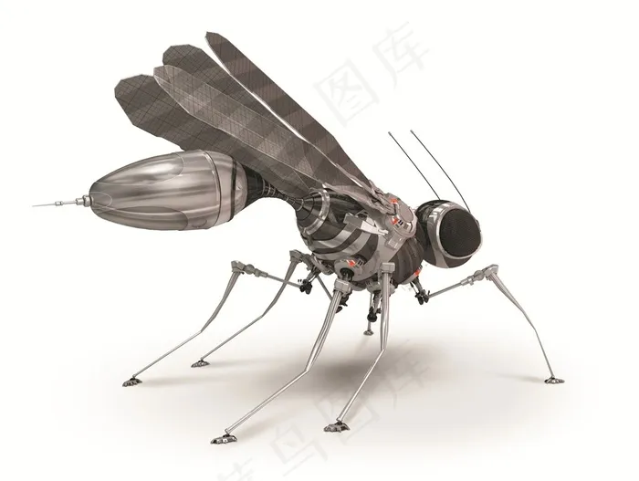 高科技机械蚊子高清图片