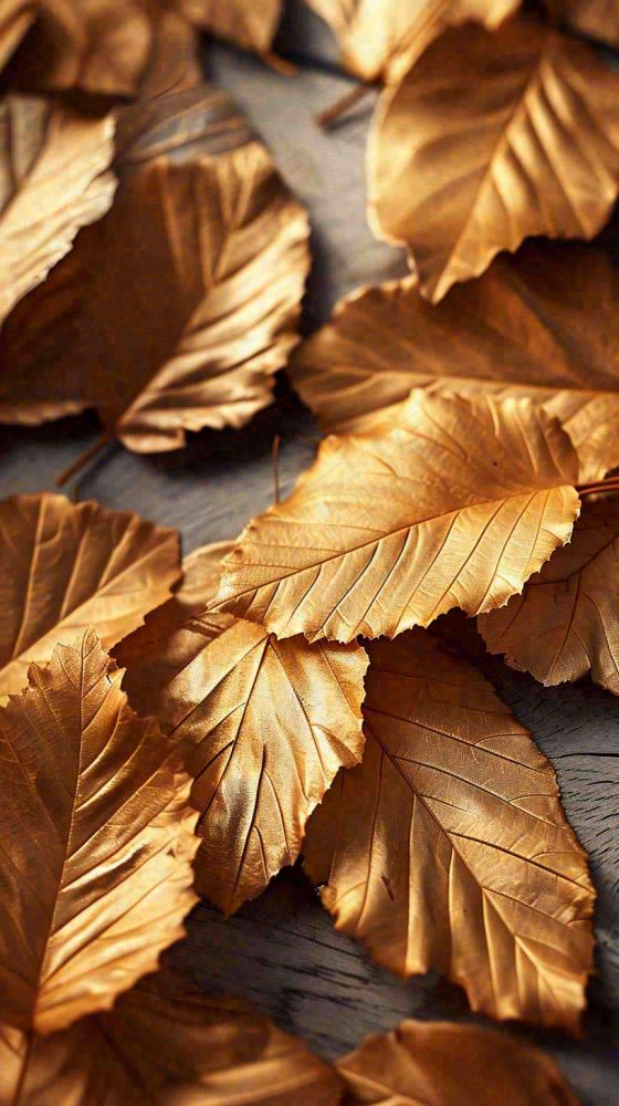 秋天秋叶金黄色满地落叶，秋分摄影图