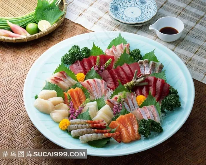 海鲜刺身素材中华美食