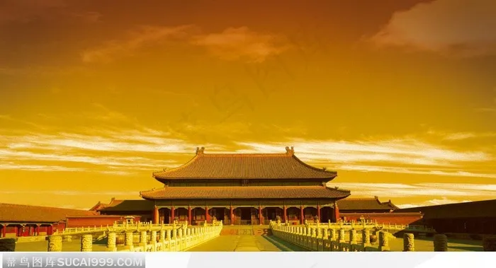 紫禁城故宫太和殿正面图片