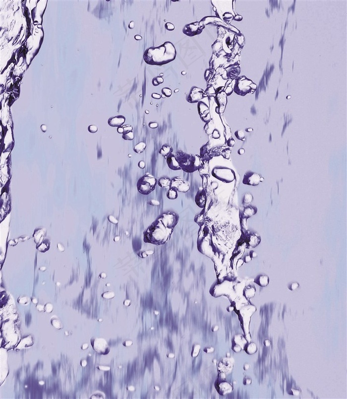 流动的水素材图片