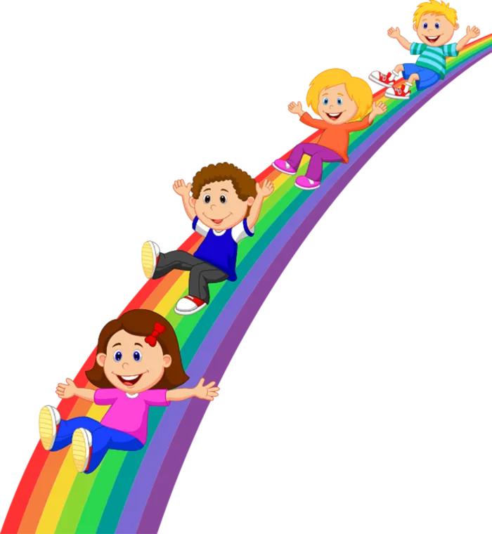 彩虹滑滑梯