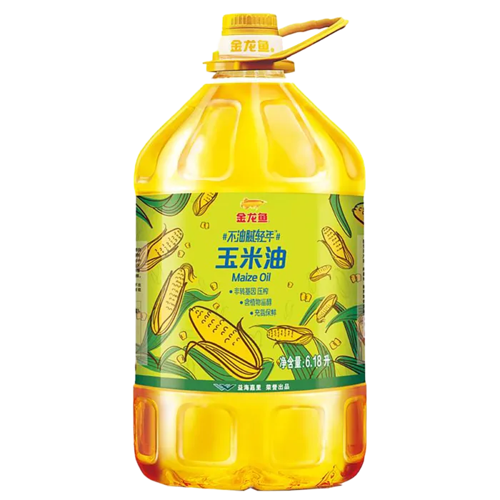 金龙鱼玉米油6.18升超市商品白底图免抠实物摄影png格式图片透明底