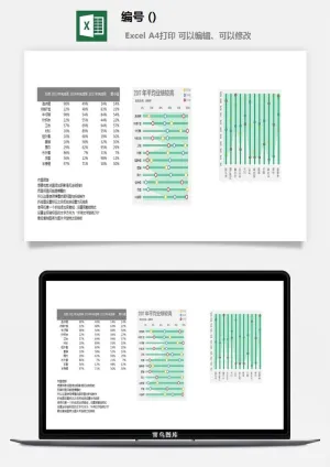 LMTK可视化图表模板Excel素材公司企业办公表格数据分析智能图表预览图