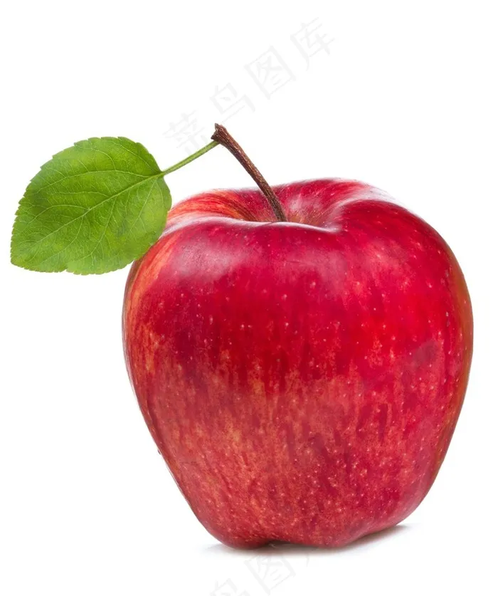一个红苹果素材图片