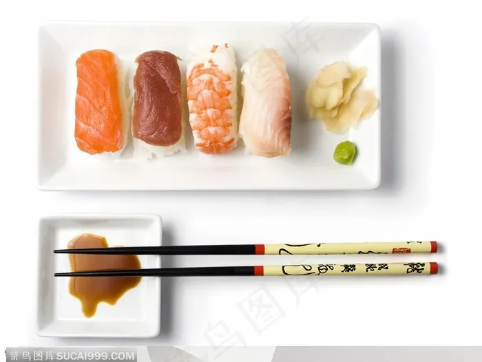 日本美食日本寿司--生鱼片