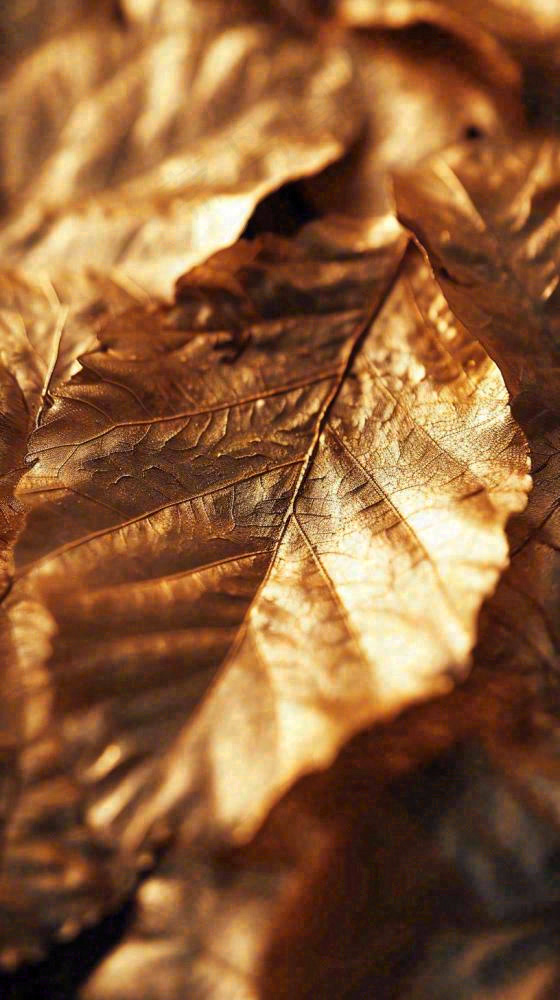 秋天秋叶金黄色满地落叶，秋分摄影图