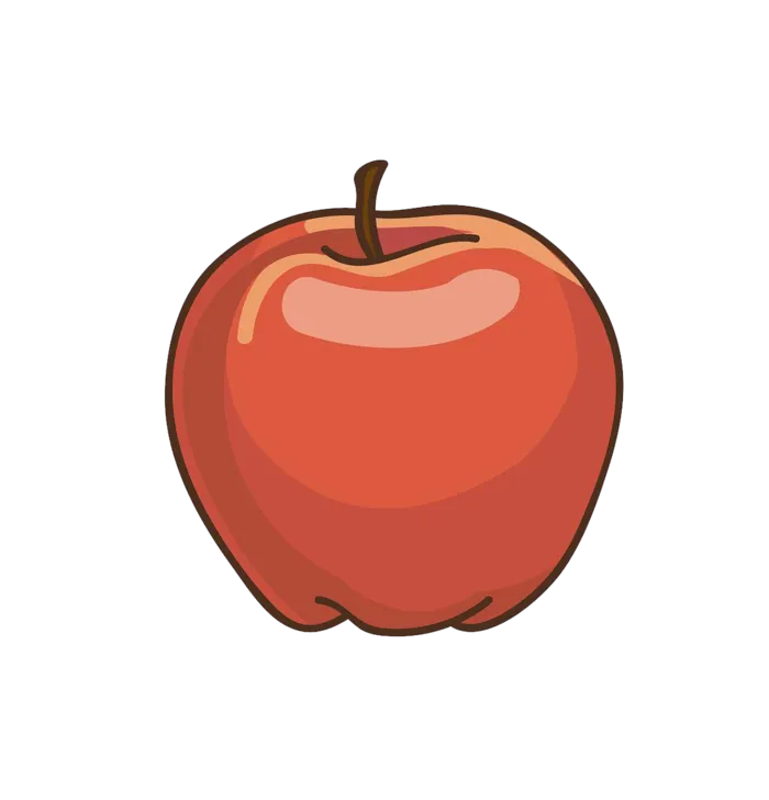 卡通苹果红富士