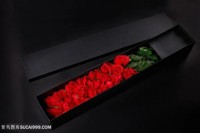 高档红玫瑰花礼盒鲜花图片玫瑰花图片
