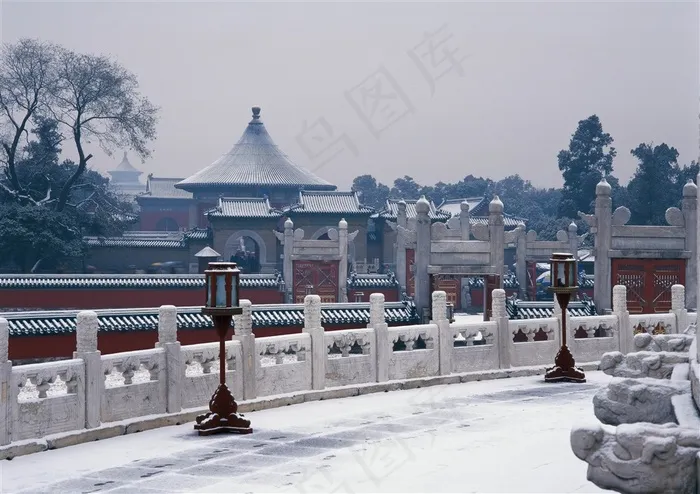 天坛中国古典建筑图片素材