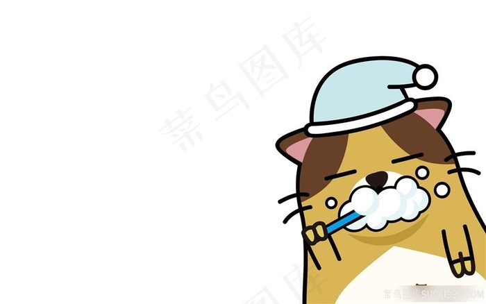 键猫电脑桌面壁纸 菜鸟图库