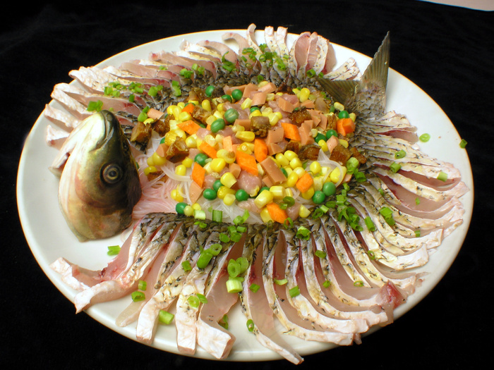 粤菜1457金牌开边鱼