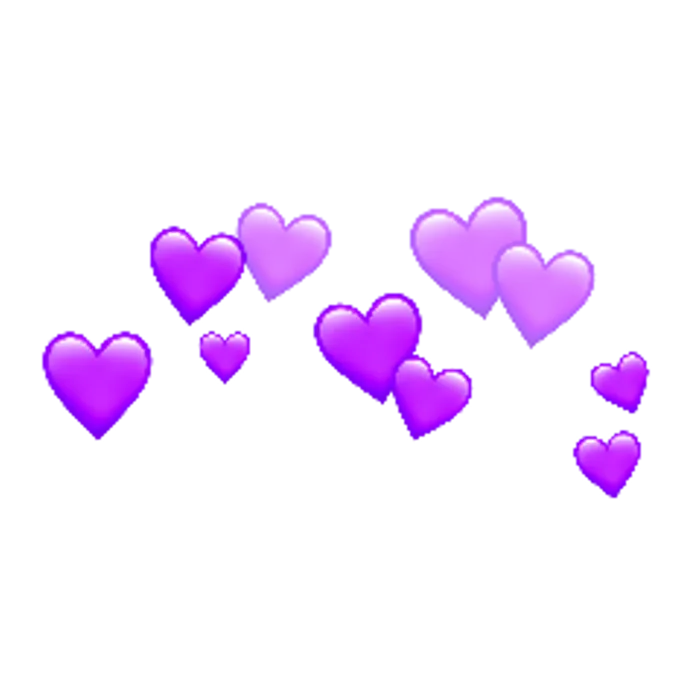 紫色爱心情人节