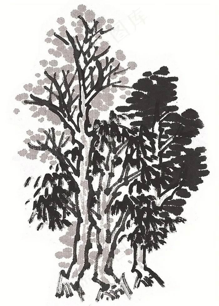 树美术绘画美图素材