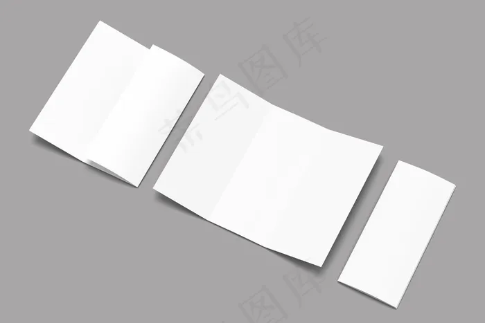 折页 样机  三折页 智能贴图 折页样机 三折页模板 三折页样机 