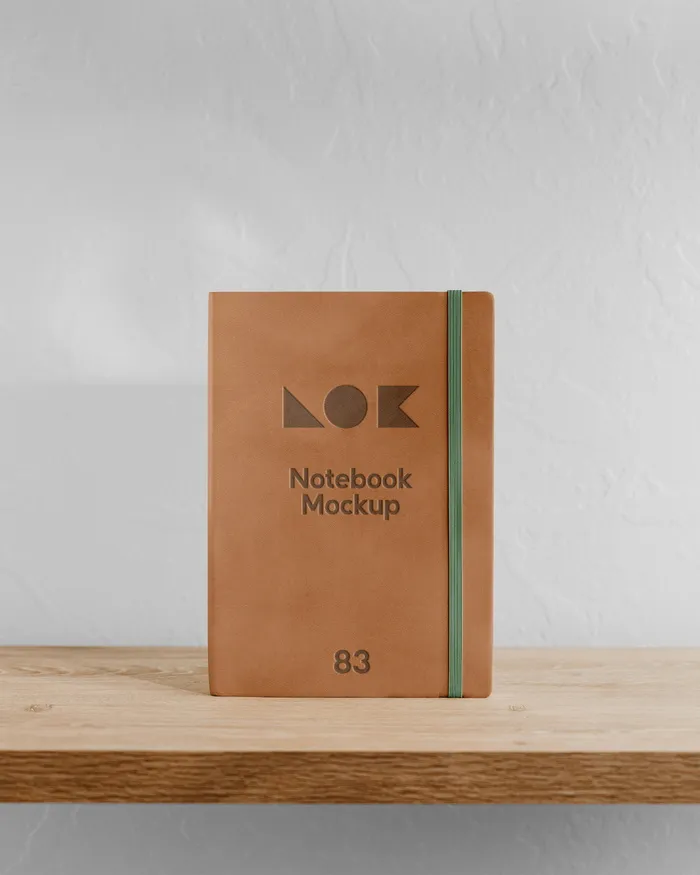 杂志书籍笔记本高级Notebook Mockup