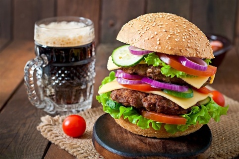 汉堡和饮料礼券模板epsai矢量模版下载