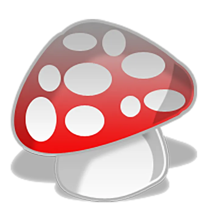 红色蘑菇卡通