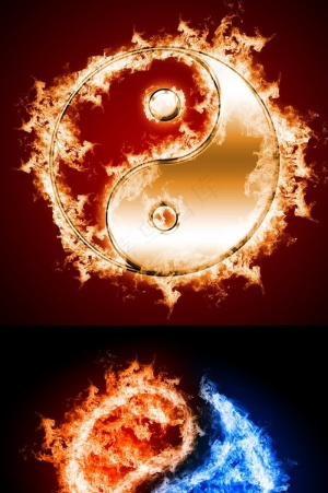 太极八卦图图片cdr矢量模版下载